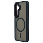 Husa spate pentru Samsung Galaxy S26 Matte Case Magsafe - Semitransparent/Negru