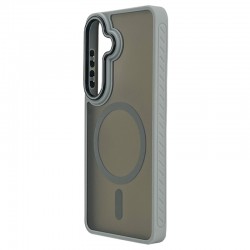 Husa spate pentru Samsung Galaxy S26 Matte Case Magsafe - Semitransparent/Gri