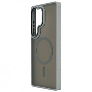 Husa spate pentru Samsung Galaxy S26 Ultra Matte Case Magsafe - Semitransparent/Gri