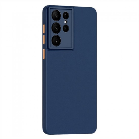 Husa spate pentru Samsung Galaxy S22 Ultra - Skin Case Albastru