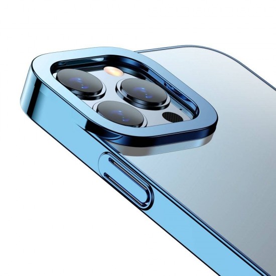 Husa spate pentru iPhone 13 Pro Baseus Glitter - Albastru