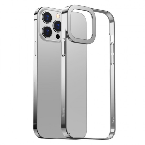 Husa spate pentru iPhone 13 Pro Baseus Glitter - Argintiu