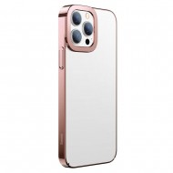 Husa spate pentru iPhone 13 Pro Baseus Glitter - Roz