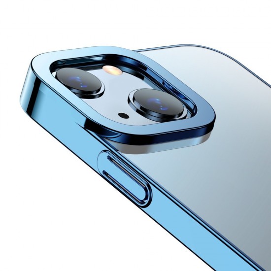 Husa spate pentru iPhone 13 Baseus Glitter - Albastru