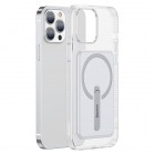 Husa spate pentru iPhone 13 Pro Baseus Magsafe cu Suport - Transparent