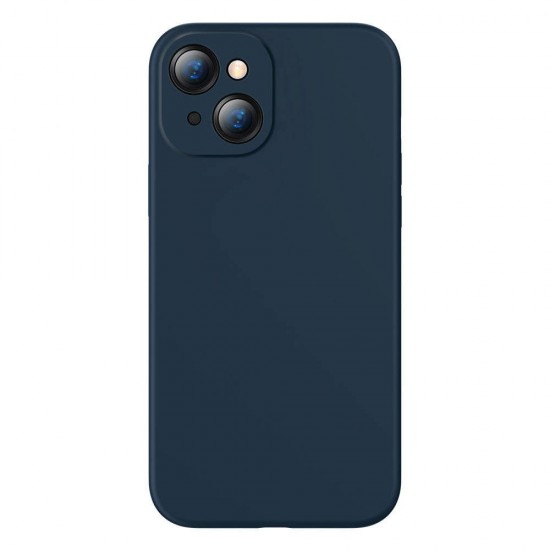 Husa spate pentru Apple iPhone 13 - Baseus Liquid Silica Gel Albastru