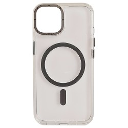 Husa spate pentru iPhone 15 Berlia Magsafe Series - Transparent
