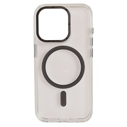 Husa spate pentru iPhone 16 Pro Max Berlia Magsafe Series - Transparent