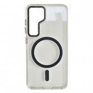 Husa spate pentru Samsung Galaxy S25 Berlia Magsafe Series - Transparent