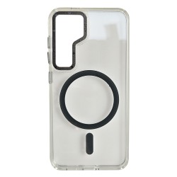 Husa spate pentru Samsung Galaxy S25 Berlia Magsafe Series - Transparent