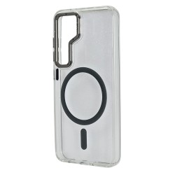 Husa spate pentru Samsung Galaxy S25 Berlia Magsafe Series - Transparent