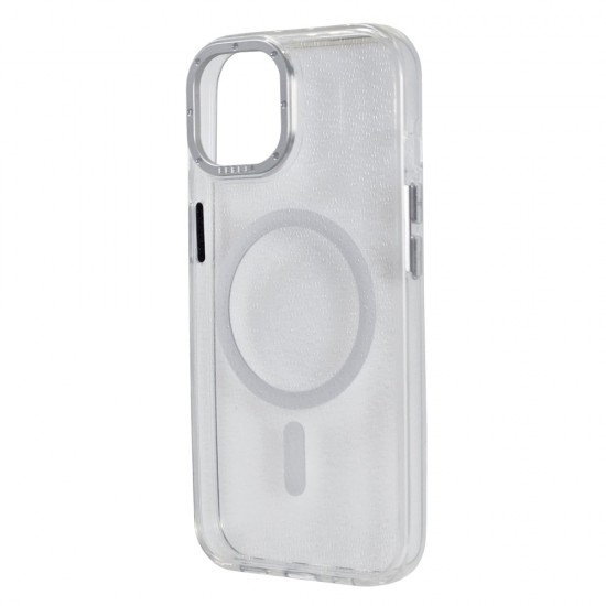 Husa spate pentru iPhone 13 Berlia Magsafe Series - Transparent