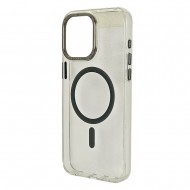 Husa spate pentru iPhone 15 Pro Max Berlia Magsafe Series - Transparent