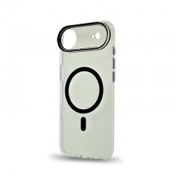 Husa spate pentru iPhone 17 Air Berlia Sheen Magsafe - Transparent/Negru