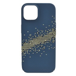 Husa spate pentru iPhone 15 Berlia Fiber Magsafe - Albastru