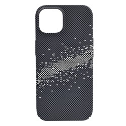 Husa spate pentru iPhone 15 Berlia Fiber Magsafe - Gri