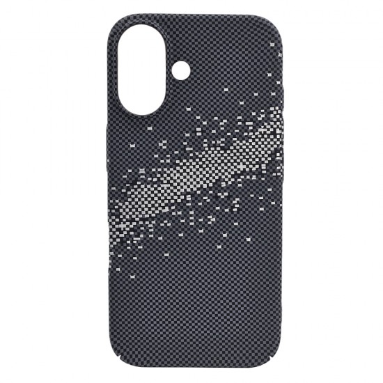 Husa spate pentru iPhone 16 Plus Berlia Fiber Magsafe - Gri