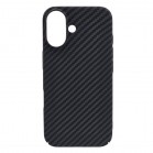 Husa spate pentru iPhone 16 Berlia Fiber Magsafe - Negru