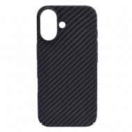 Husa spate pentru iPhone 16 Berlia Fiber Magsafe - Negru