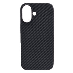 Husa spate pentru iPhone 16 Plus Berlia Fiber Magsafe - Negru