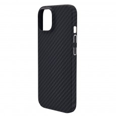 Husa spate pentru iPhone 15 Berlia Fiber Magsafe - Negru