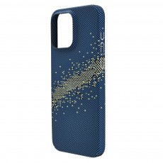 Husa spate pentru iPhone 16 Pro Berlia Fiber Magsafe - Albastru