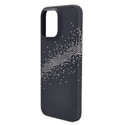 Husa spate pentru iPhone 15 Pro Berlia Fiber Magsafe - Gri