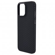 Husa spate pentru iPhone 15 Pro Max Berlia Fiber Magsafe - Negru