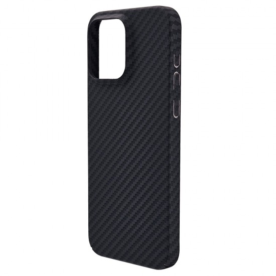 Husa spate pentru iPhone 16 Pro Berlia Fiber Magsafe - Negru