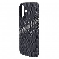 Husa spate pentru iPhone 16 Berlia Fiber Magsafe - Gri