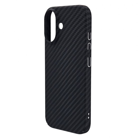 Husa spate pentru iPhone 16 Plus Berlia Fiber Magsafe - Negru