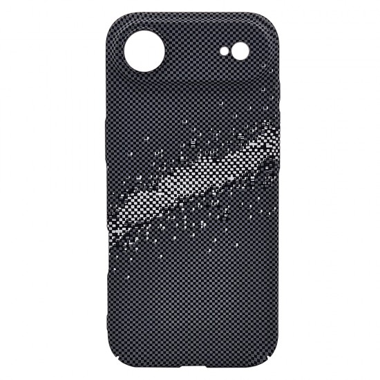 Husa spate pentru iPhone 17 Air Berlia Fiber Magsafe - Gri