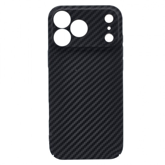 Husa spate pentru iPhone 17 Pro Berlia Fiber Magsafe - Negru