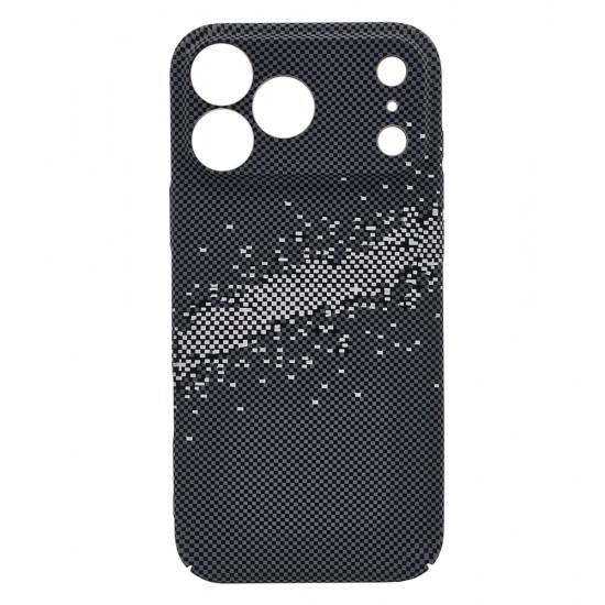 Husa spate pentru iPhone 17 Pro Berlia Fiber Magsafe - Gri