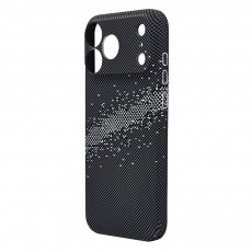 Husa spate pentru iPhone 17 Pro Berlia Fiber Magsafe - Gri
