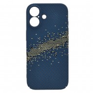 Husa spate pentru iPhone 17 Berlia Fiber Magsafe - Albastru