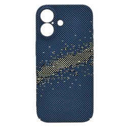 Husa spate pentru iPhone 17 Berlia Fiber Magsafe - Albastru