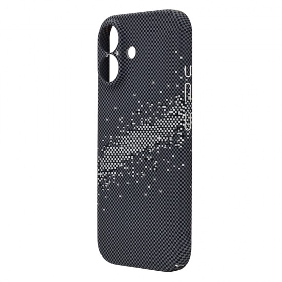 Husa spate pentru iPhone 17 Berlia Fiber Magsafe - Gri