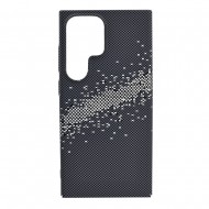 Husa spate pentru Samsung Galaxy S24 Ultra Berlia Fiber Magsafe - Gri
