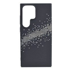 Husa spate pentru Samsung Galaxy S24 Ultra Berlia Fiber Magsafe - Gri