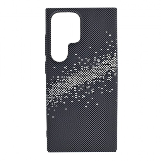 Husa spate pentru Samsung Galaxy S24 Ultra Berlia Fiber Magsafe - Gri