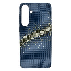 Husa spate pentru Samsung Galaxy S25 Plus Berlia Fiber Magsafe - Albastru