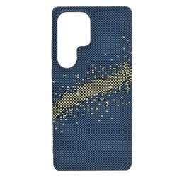 Husa spate pentru Samsung Galaxy S25 Ultra Berlia Fiber Magsafe - Albastru