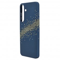 Husa spate pentru Samsung Galaxy S25 Plus Berlia Fiber Magsafe - Albastru