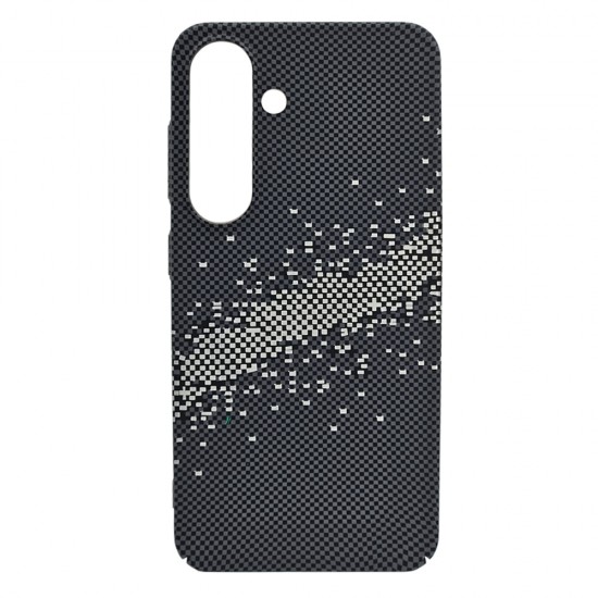 Husa spate pentru Samsung Galaxy S25 Berlia Fiber Magsafe - Gri