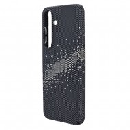 Husa spate pentru Samsung Galaxy S25 Berlia Fiber Magsafe - Gri Husa spate pentru Samsung Galaxy S25 Berlia Fiber Magsafe - Gri