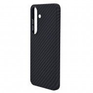 Husa spate pentru Samsung Galaxy S25 Berlia Fiber Magsafe - Negru Husa spate pentru Samsung Galaxy S25 Berlia Fiber Magsafe - Negru