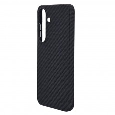 Husa spate pentru Samsung Galaxy S25 Berlia Fiber Magsafe - Negru