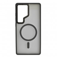 Husa spate pentru Samsung Galaxy S25 Ultra Berlia Matte Magsafe - Semitransparent/Gri