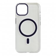 Husa spate pentru iPhone 14 Berlia Sheen Magsafe - Mov
